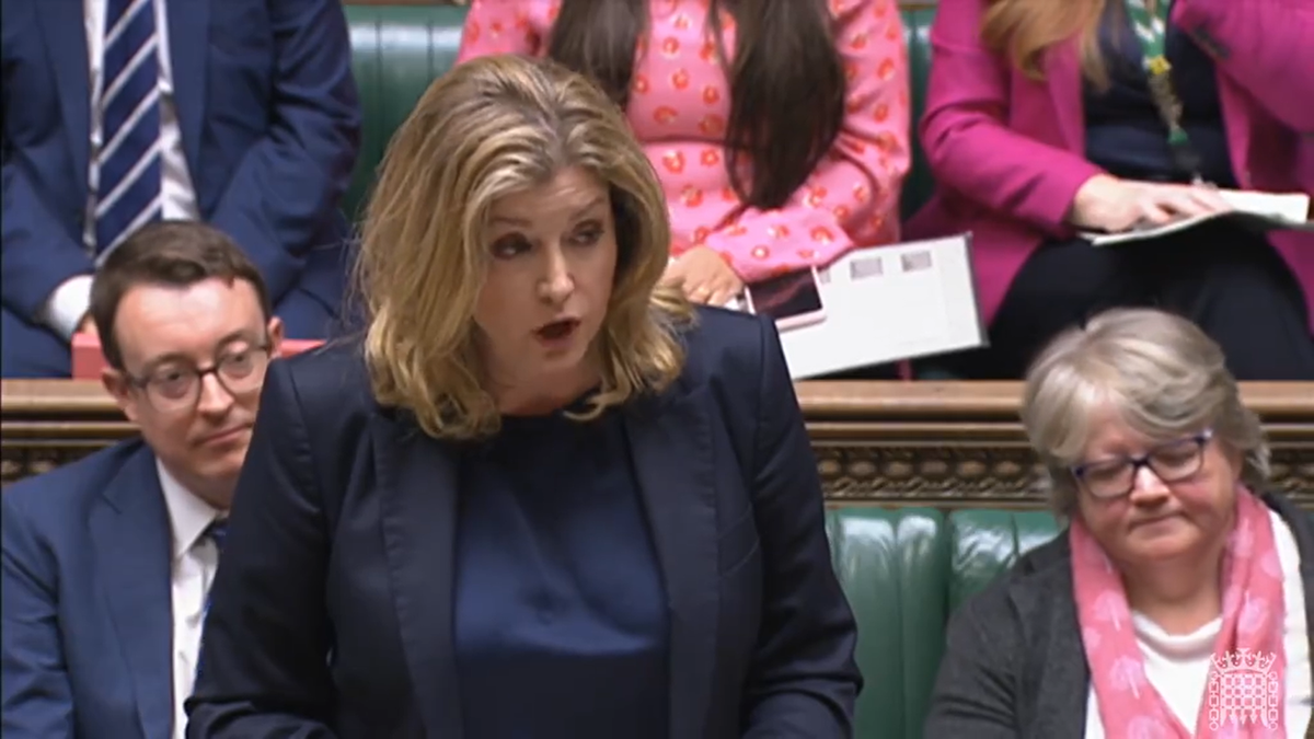 Liz Truss accused of 'hiding' after sending Penny Mordaunt to face deputies in her place